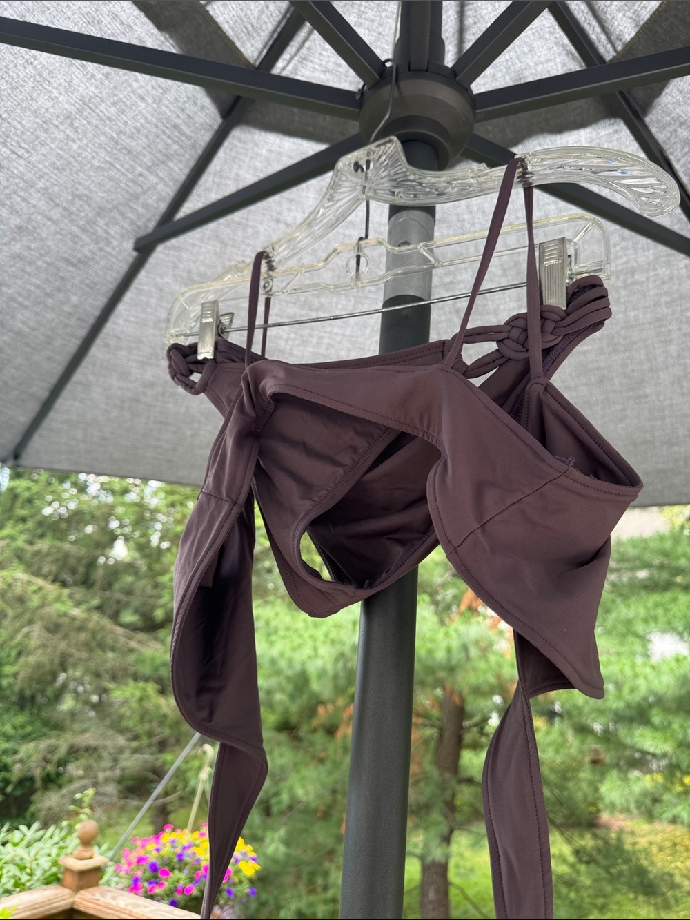 L*Space 2 piece bikini with wrap around top and braided side bottoms - Picture 11 of 12
